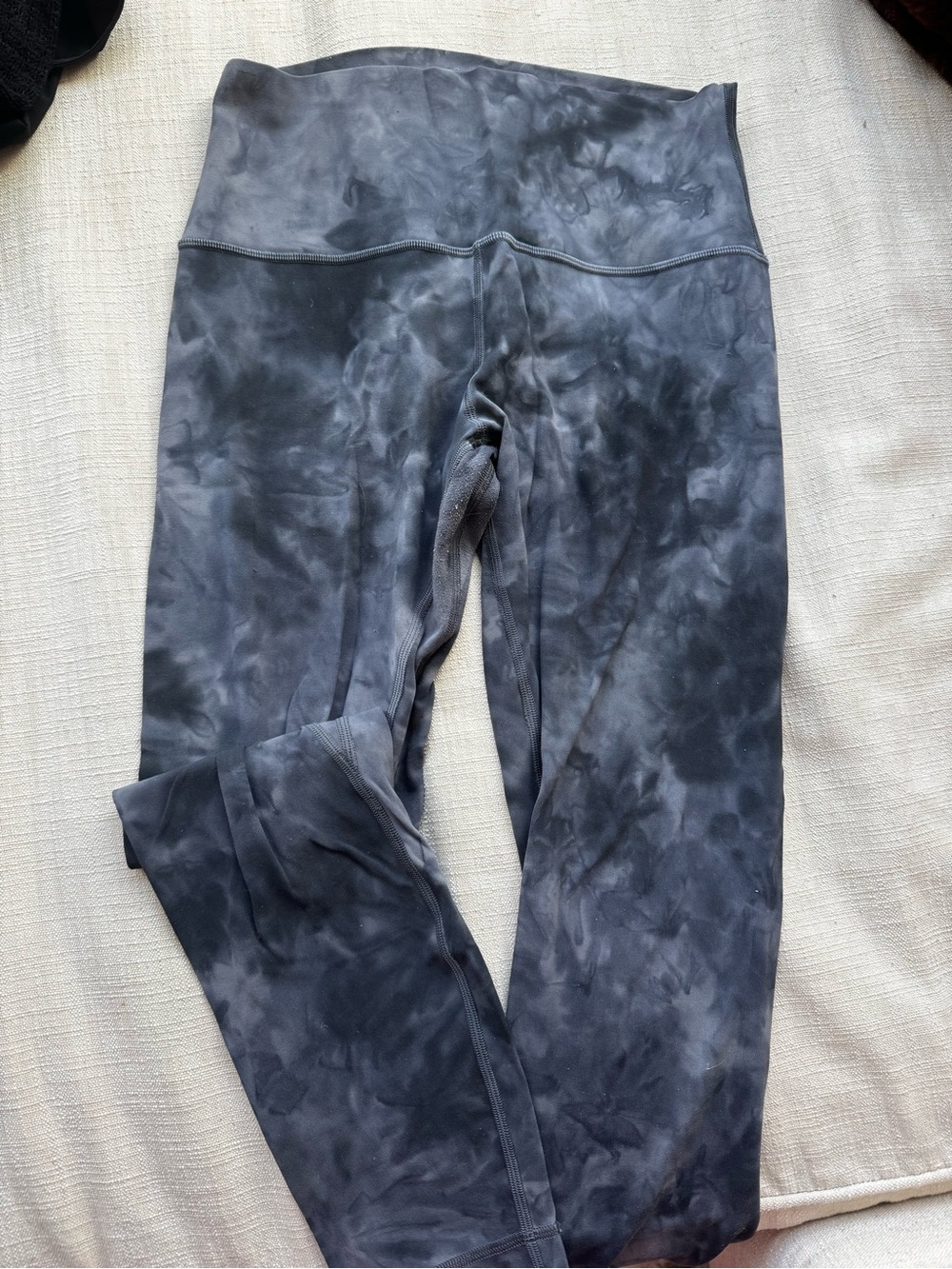 Lululemon Tie-Dye Leggings - Charcoal Gray